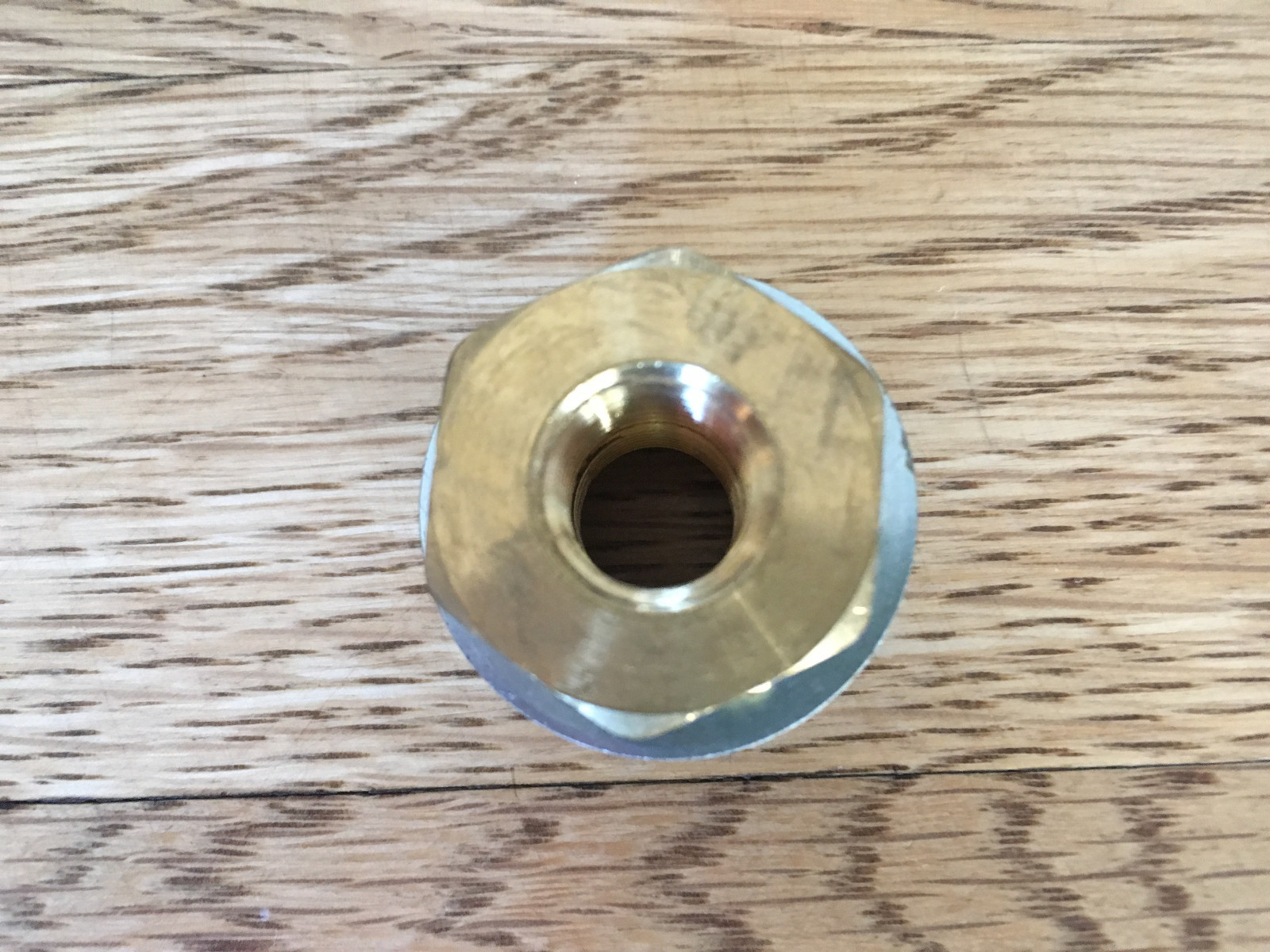 Parker 3/4-16 Male Thread x 1/4 Female Thread Brass Anchor Coupling 83294686 6pk