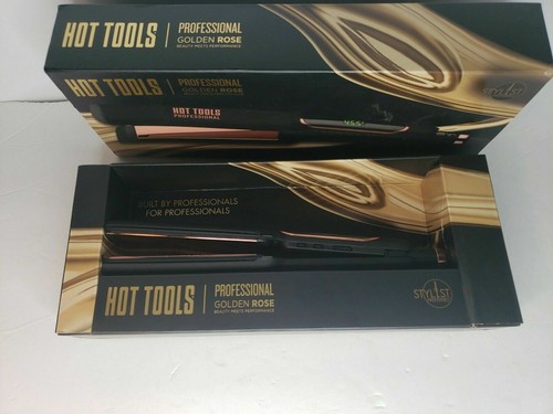 Hot Tools Pro Gold Rose 1 1/2'' Extra Long Flat Iron