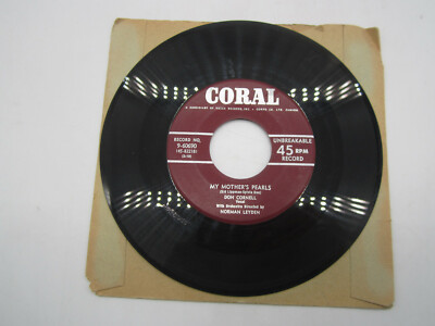 Don Cornell I'm Yours / My Mother's Pearls Coral 9-60690 EX/NM