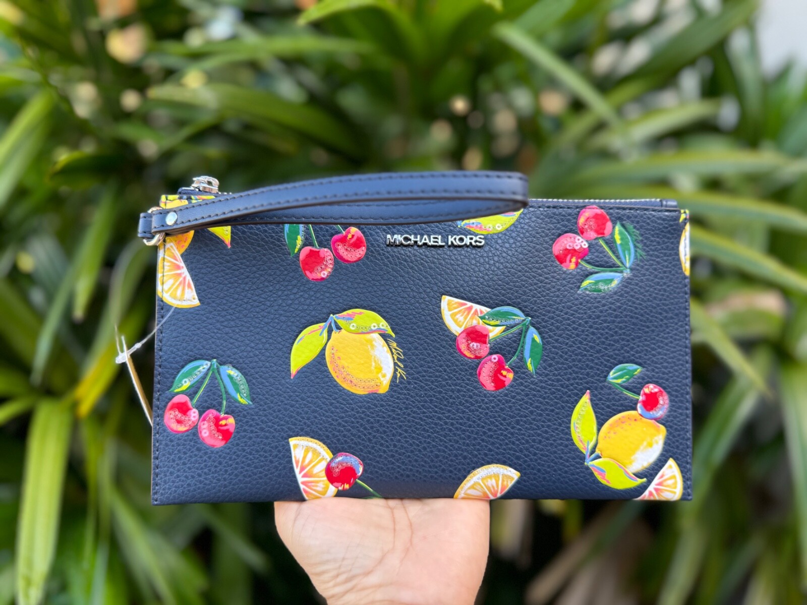 クラッチバッグ Michael Kors SS25 CLUTCH JET SET (32F7GFDW6L 001BLACK) Michael Kors Women's Jet Set Travel Large Top Zip Pebbled