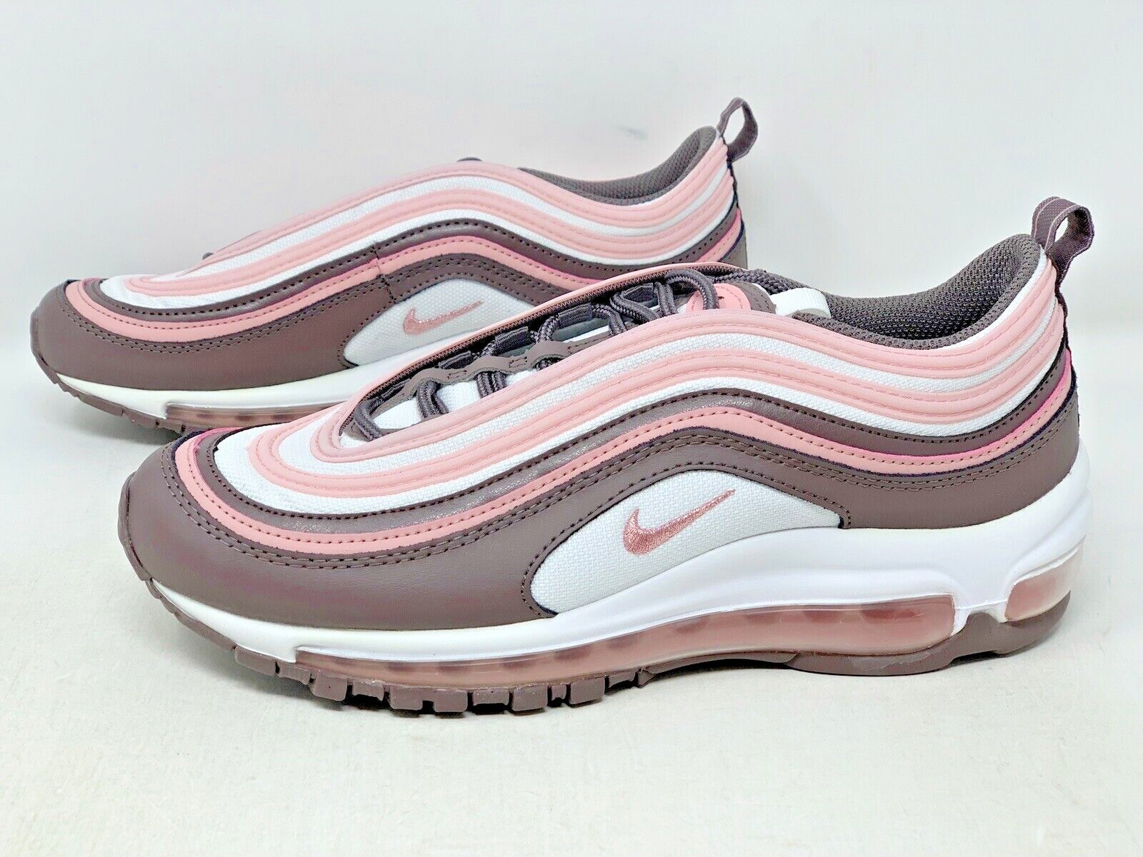 pink and white air max 97s
