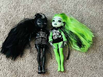 Rainbow High Doll LOT Harley Limestone & Shanelle Onyx (see picks! first)