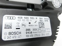Audi A6 4G C7 10-14 TDI 2,0 130KW Kombiinstrument Tacho Audi A6 4G C7 10-14 13.02.2012 4G8920931N 0263672117 gebraucht Vorschau 6