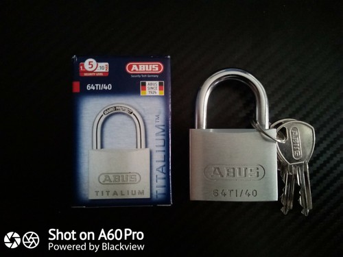ABUS 64 TITALIUM Vorhängeschloss Größe: 64TI/40