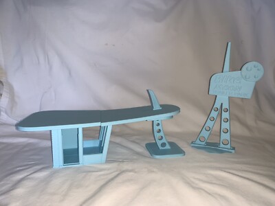 Fallout Wasteland TERRAIN SCENERY Kit TABLETOP GAMING TRAILER PARK OFFICE DIY