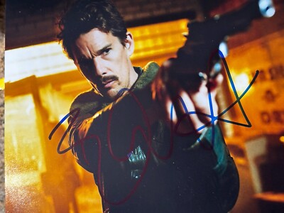 Ethan Hawke signed 8x10 photo in person. Predestination