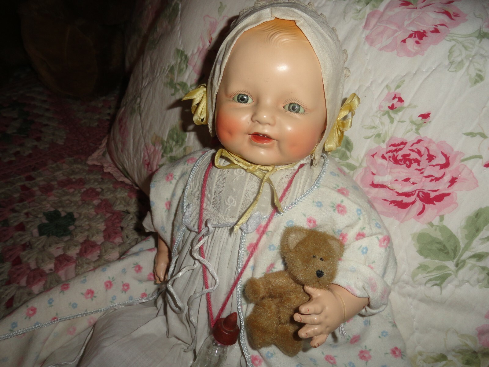 baby dimples doll.. 20 in long  eih horsman   original