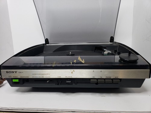 Vintage Sony EX-1 Am/Fm Stereo Phono Record Player SUPER RARE