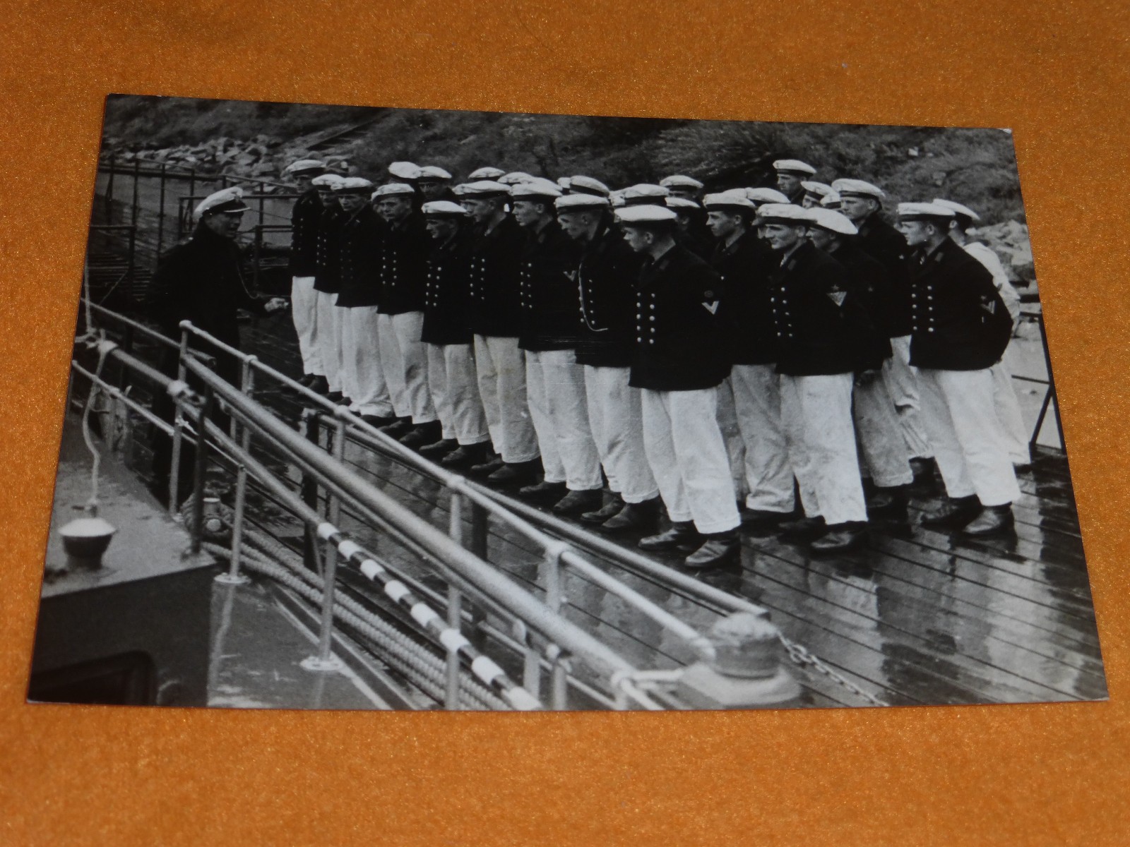 Kriegsmarine Fahrbung 8.1939 Foto Alois Sedlar Wien 3.Reich / 2.WK Kriegsschiff