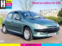 2001 Peugeot 206 1.6 GLX Hatchback 5dr Petrol Automatic (a/c) (171 g/km, 110 bhp