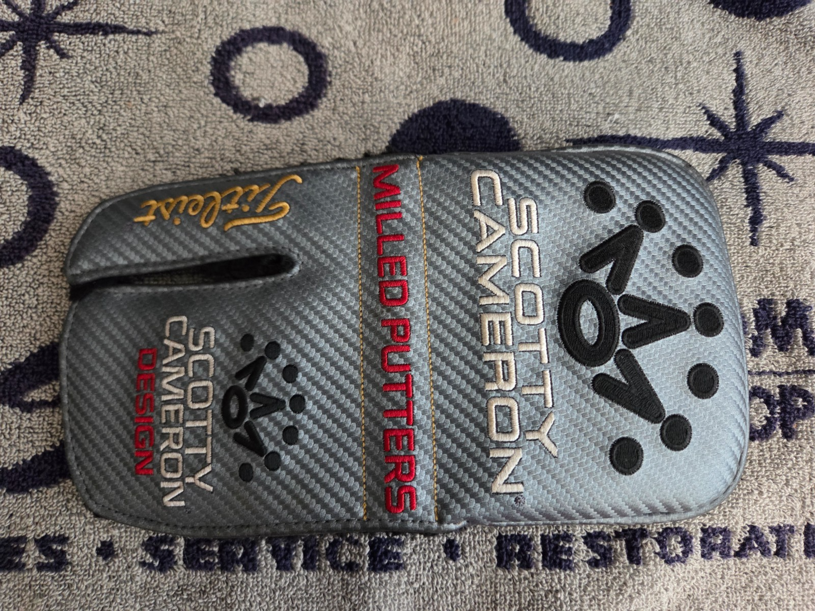 RH Scotty Cameron Futura X Mid Square Mallet Putter Headcover Head