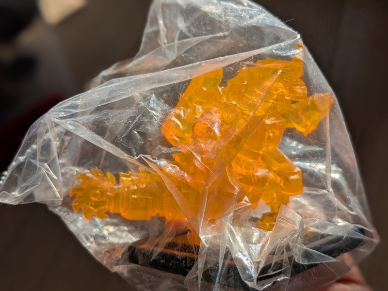 Fugurine - Figure - Monsterpocalypse - Ultra Cyber Khan Orange