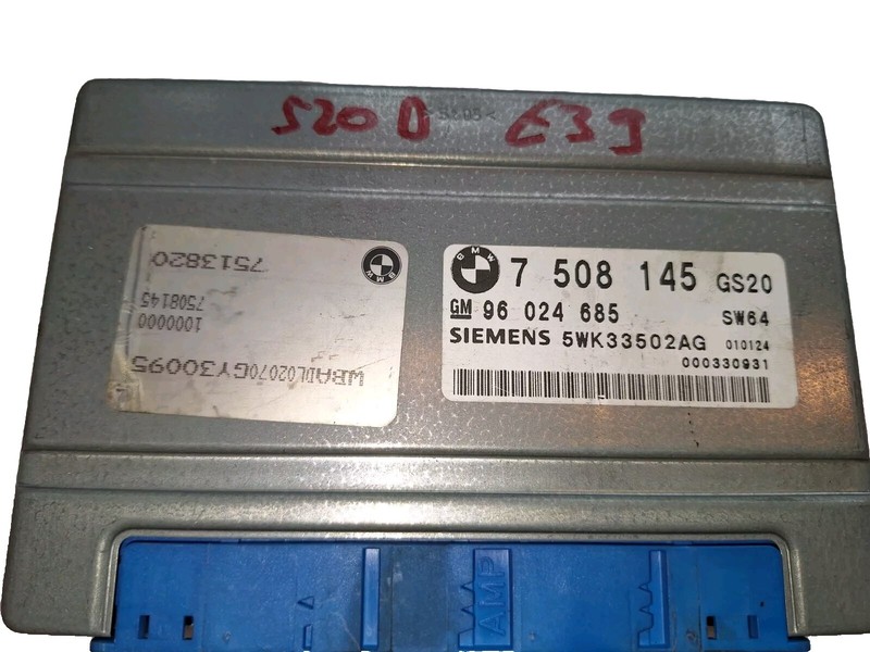 7508145 MotorsteuergerÃ¤T FÃ¼R Bmw 5 (E39) 530d 2000 