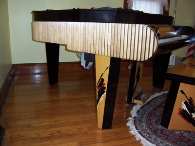 KALMAN DETRICK designer baby grand piano with reproducer