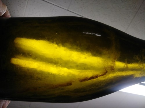 LOT vintage antique old deep green  beer ale bottle bottles collection pre 1899