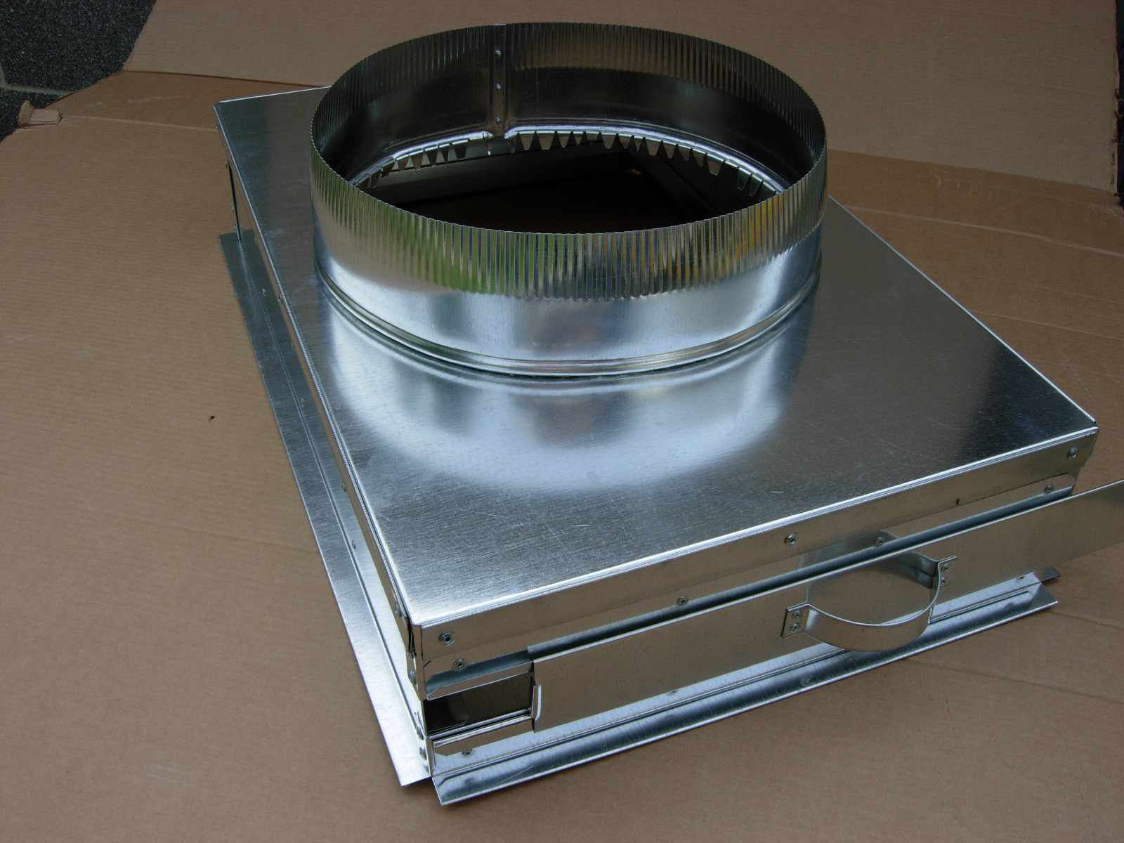 Return Air Filter Rack Plenum, 16×24 With End Cap, And Round 14