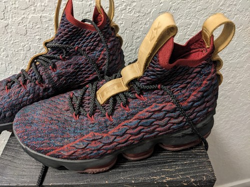 Nike LeBron 15 XV New Heights Shoes Men's 8.5M Black Red