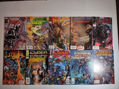 Image Comics Newsstand Variants Lot Of 10 Violator Youngblood Cyber Force Gen 13