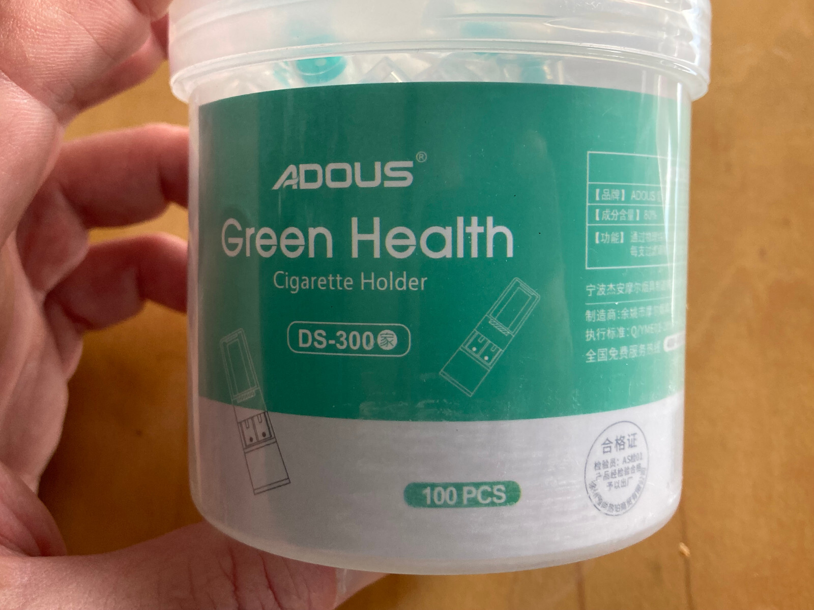 100 Pcs Pack Disposable Tobacco Cigarette Filter Holder Slim Convert Reduce Tar 