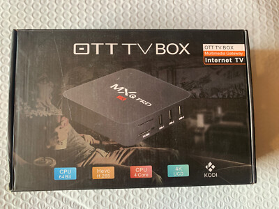 MXQ Pro 4K OTT TV BOX INTERNET TV Multimedia Gateway CPU 64 BIT, Quad Core