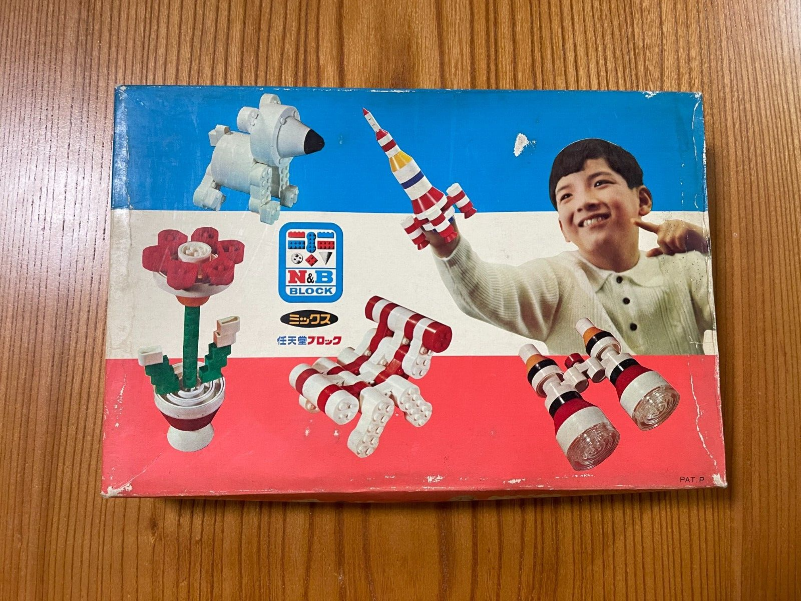 S Rare Vintage 1968 Nintendo Toy - N&B Block : Mix (NB 1400