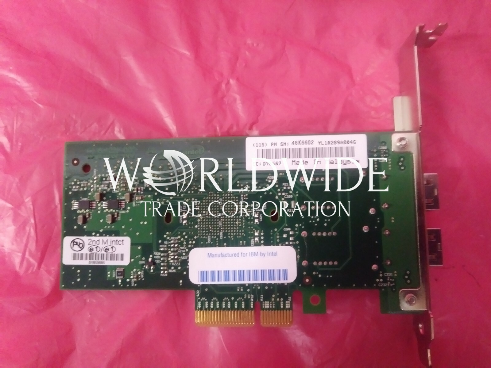 IBM 46K6602 FC# 5768 1Gb 2-Port Ethernet-SX PCIe (x4