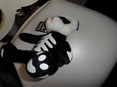 Halloween skeleton teddy bear by Applause