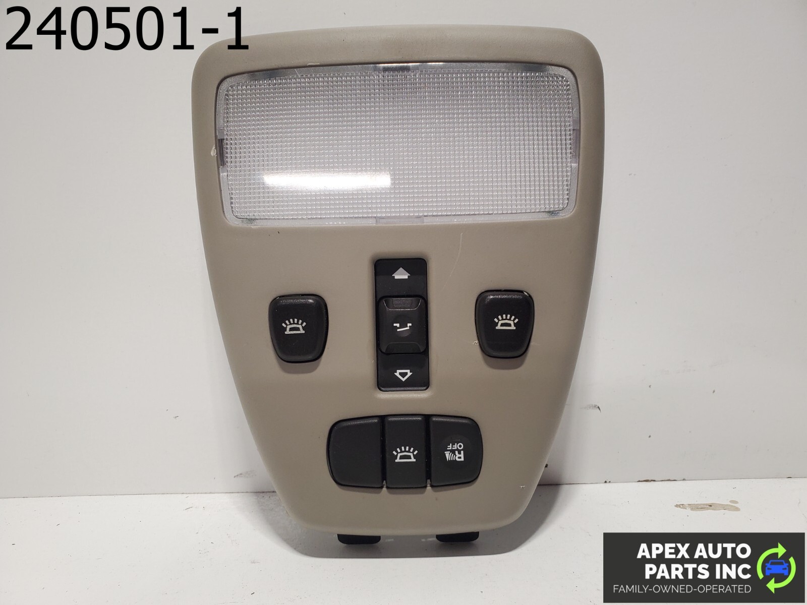 OEM 2001 Jaguar S-Type 4L Overhead Console Light Sunroof