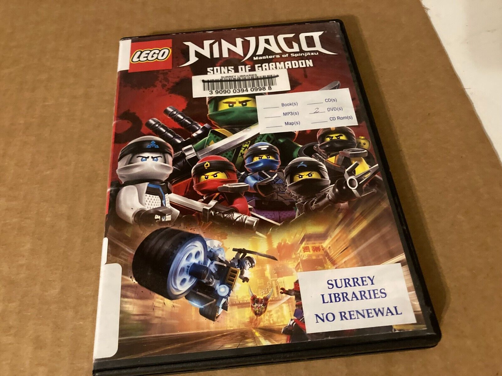 Lego Ninjago Sons Of Garmadon Season Eight DVD 2 Disc Set NTSC Region 1 for USA eBay