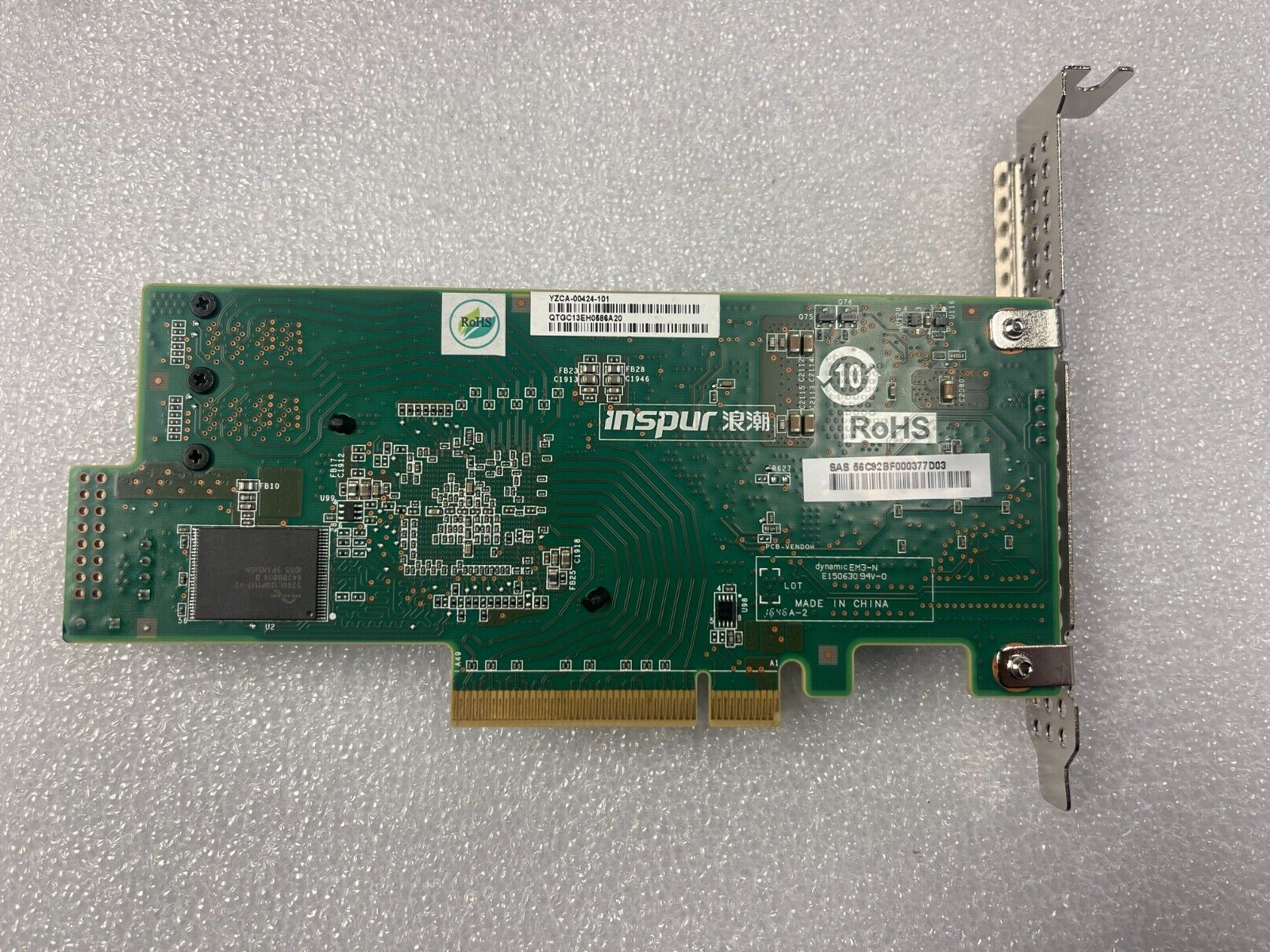 Inspur LSI SAS3008-i 8-Port 12Gb PCIe 3.0 SATA/SAS HBA IT Mode FreeNAS unRAID