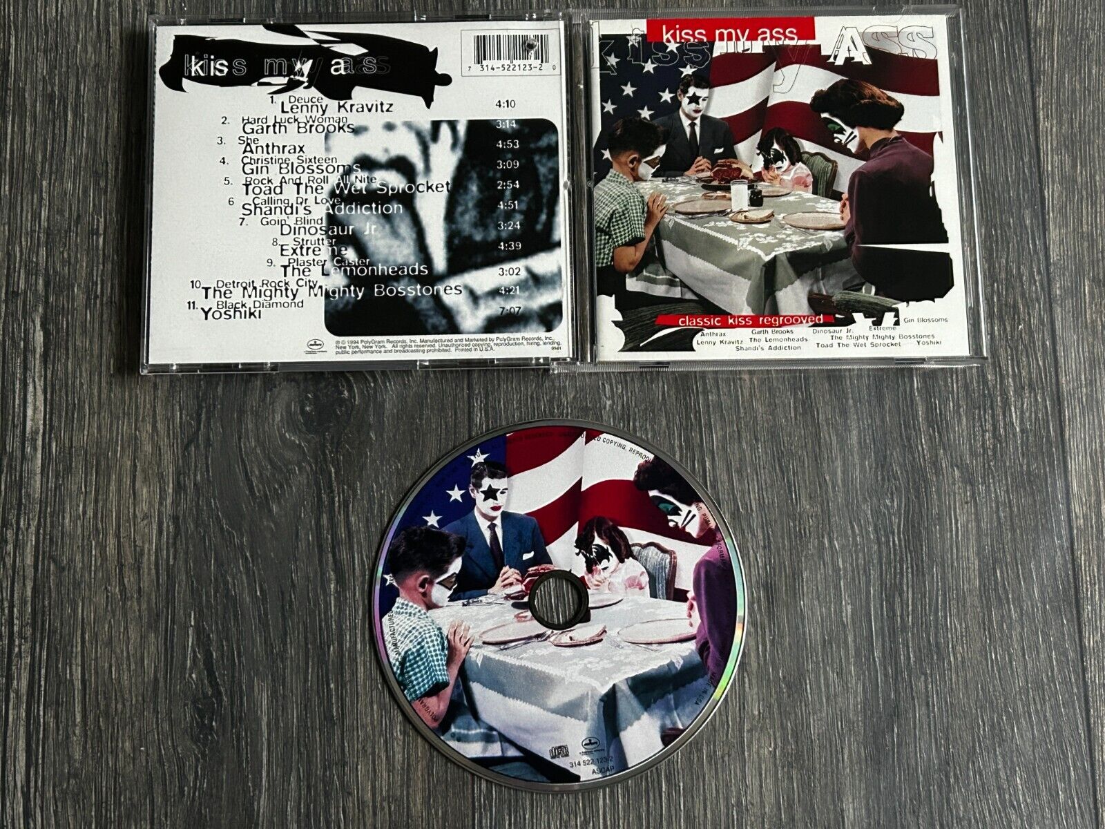 KISS CD Kiss My Ass w/ Picture Disc USA Vintage Kiss Regrooved Aucoin Era 731452212320 | eBay KISS CD Kiss My Ass w/ Picture Disc USA Vintage Kiss Regrooved Aucoin Era 731452212320 | eBay
