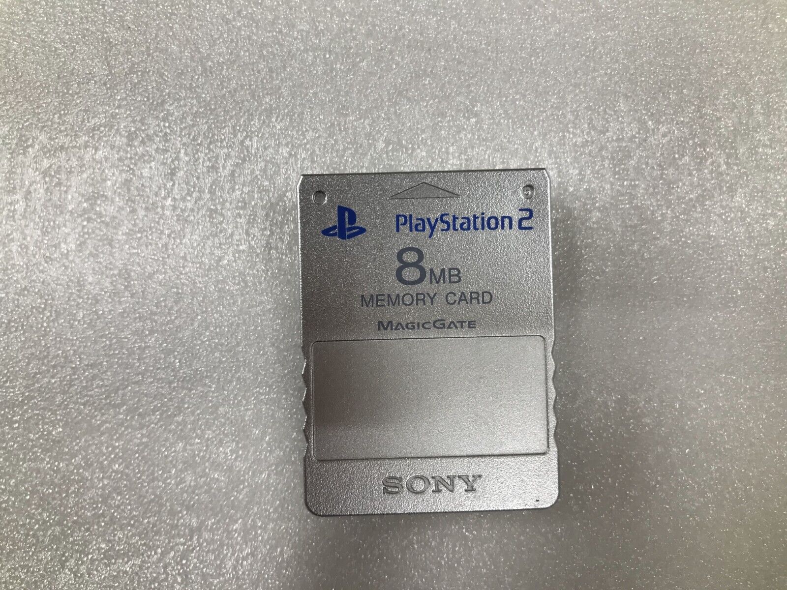 Sony Playstation 2 PS2 Official Silver Memory Card Genuine SCPH-10020 Sony Playstation 2 PS2 Official Silver Memory Card Genuine SCPH-10020