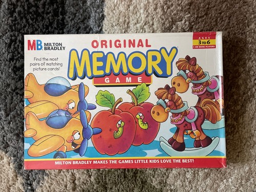 Vintage Milton Bradley #4664 Original Memory Game 1996 Complete