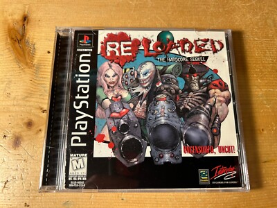 Re-Loaded: The Hardcore Sequel (Sony PlayStation 1, PS1, 1996) WITH MANUAL