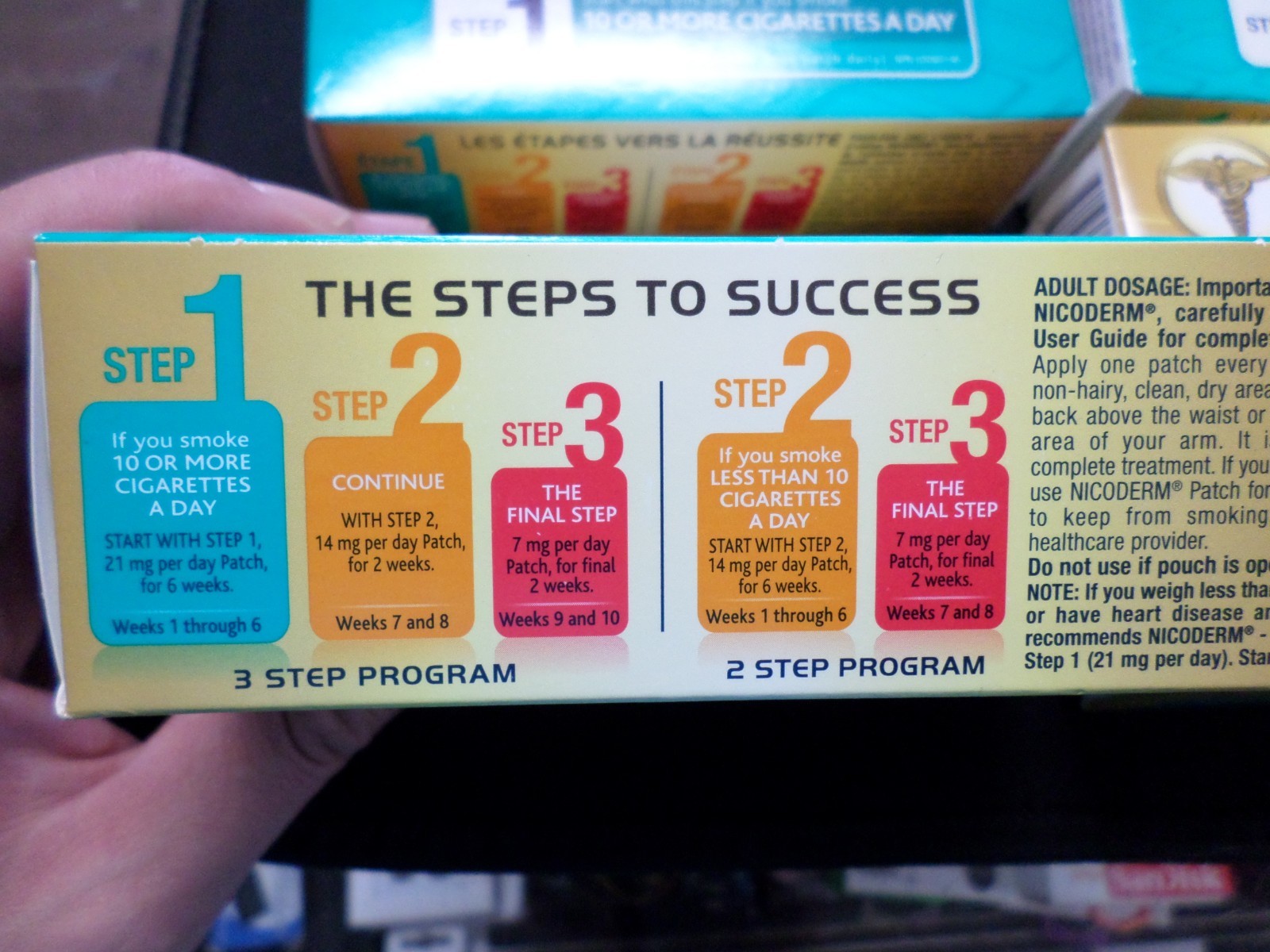 Nicoderm Clear Step 1  14 clear Patches, 21 mg/day (4 items)
