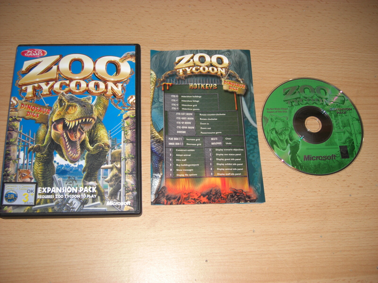 Jeu PC Rétro - Zoo Tycoon Dinosaur Digs - Boîte originale