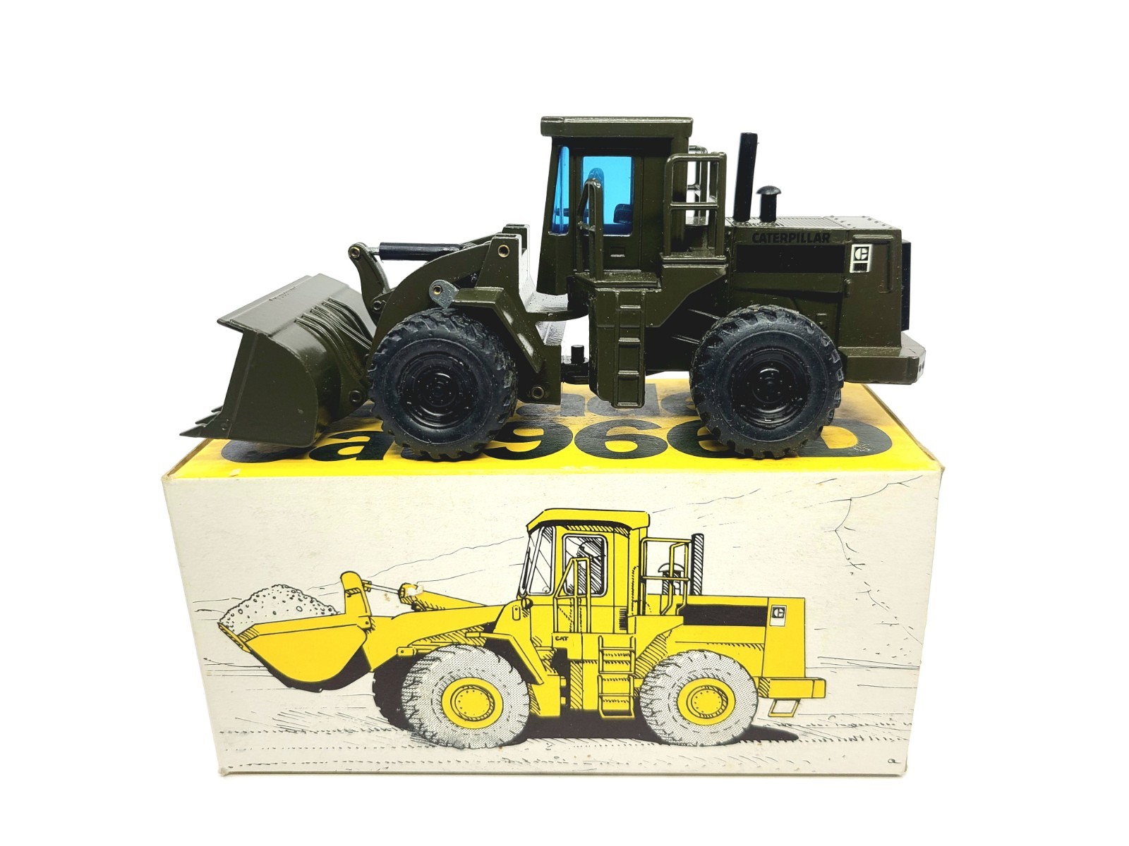 NZG 1/50 CAT 966F ホイールローダー 25周年記念 シルバー 1/50 Silver Caterpillar 966F Wheel Loader, 25th Anniversary