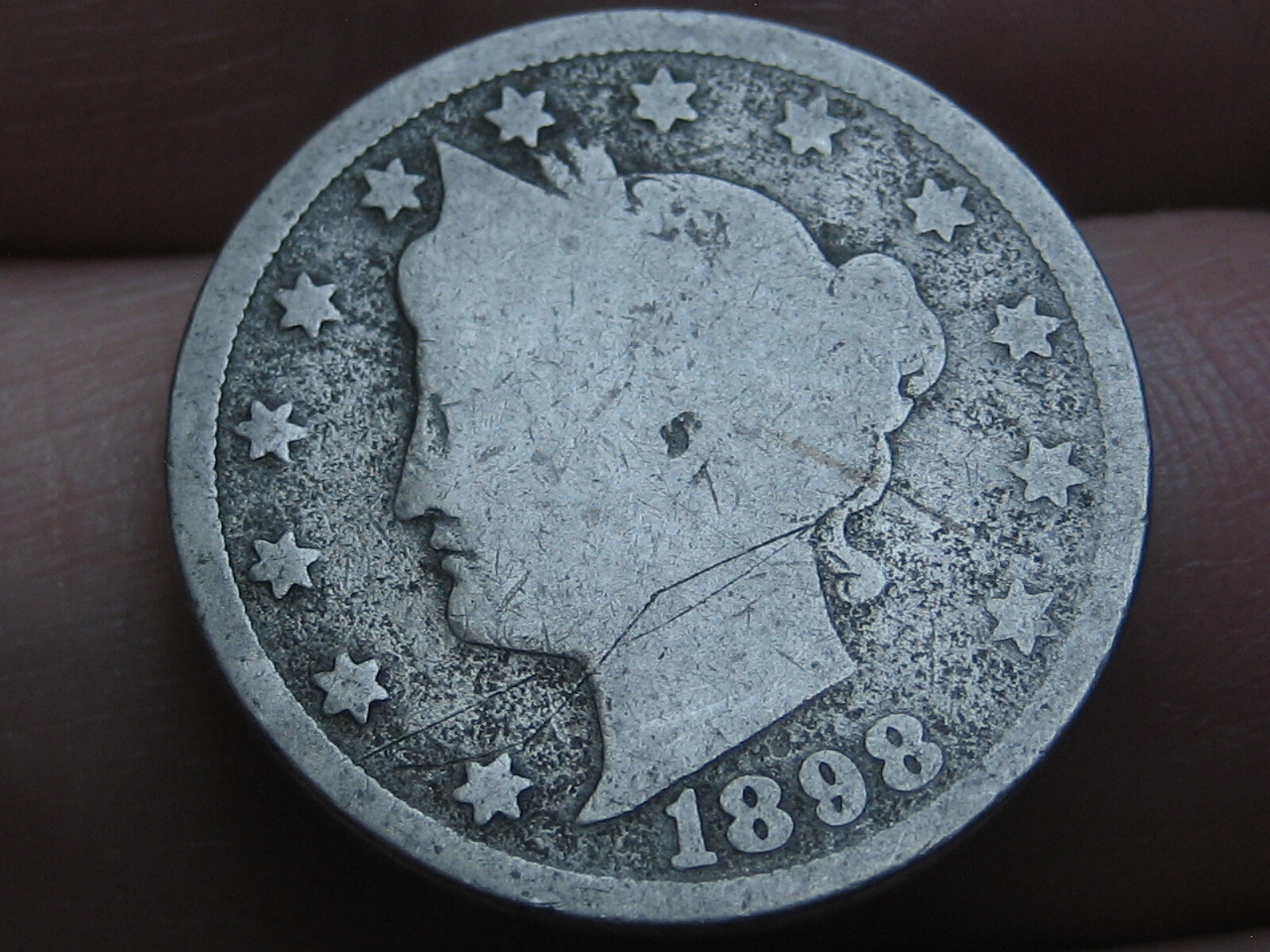 1898 Liberty Head V Nickel 5 Cent Piece- VG Details | eBay