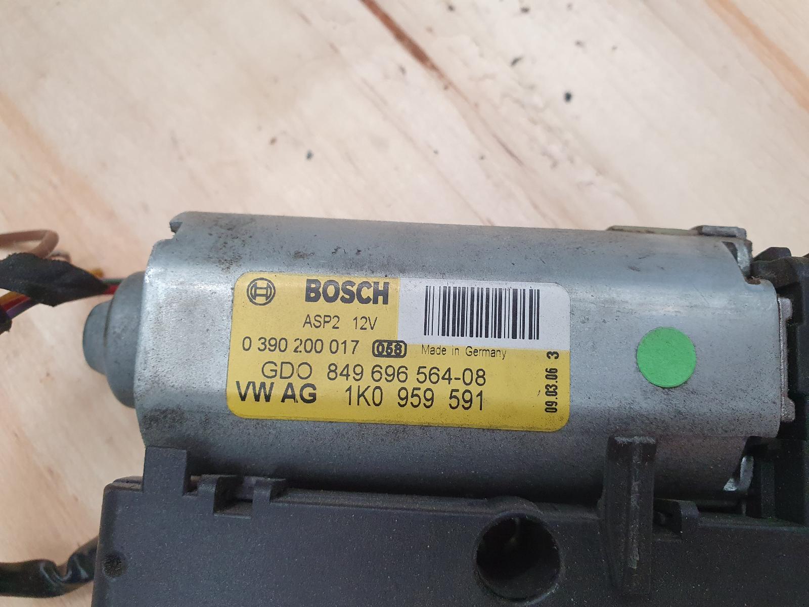 2006 Passat VW SUNROOF MOTOR 3C/MK6 03/06-06/12 1K0959591 image 5