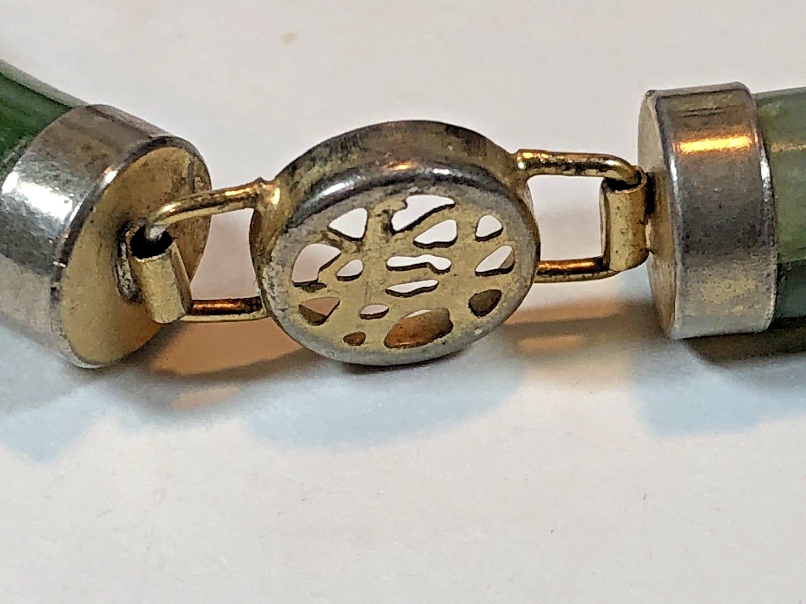 Vintage Chinese Carved Jade Bracelet