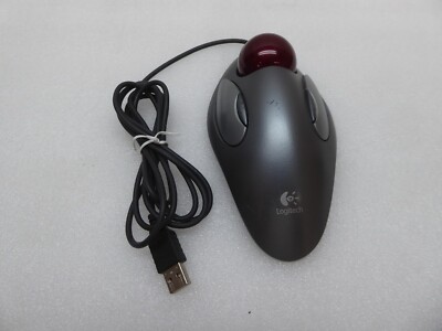 Logitech T-BC21 804377 Wired Optical Trackman Marble Mouse