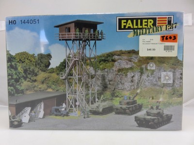 Faller MILITARY SHOOTING RANGE HO Scale Model Kit 144051 Sealed