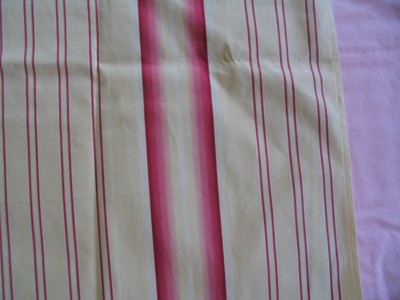 Fabric  Lee Jofa Stripe Carnation 26 x 26 Sample Fuchsia Free Shipping
