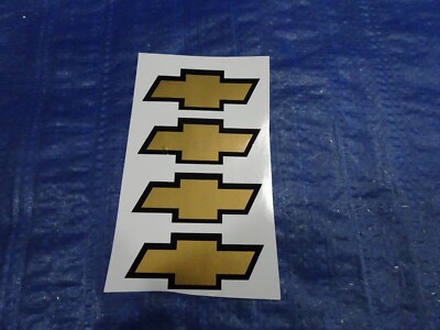 CHEVY Bowtie center cap hub rim wheel vinyl decal 6X stickers SS LT1 LS1