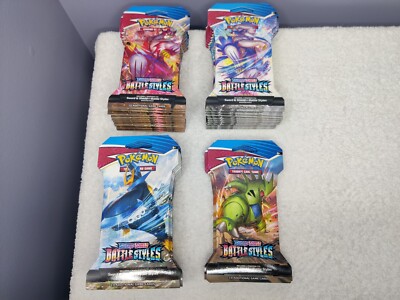 Pokemon Sword & Shield Battle Styles 36 Sealed Sleeved Booster Packs