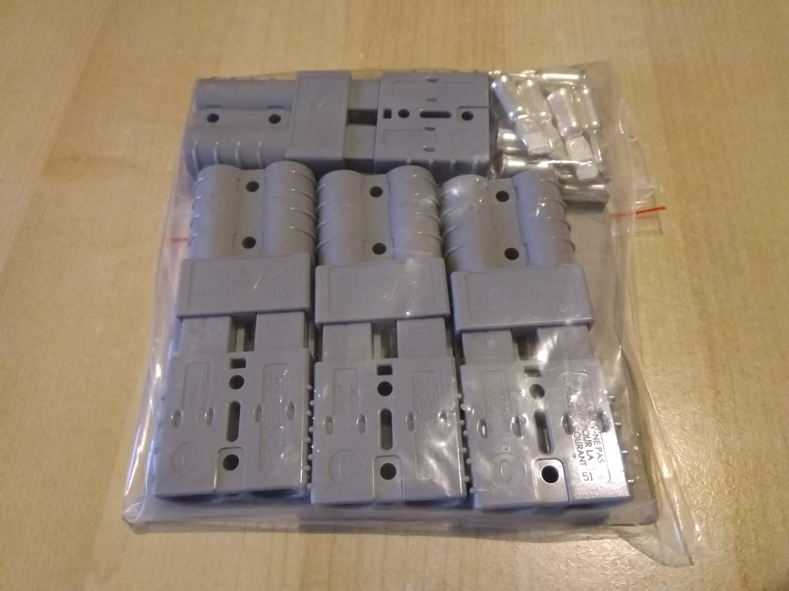 10X GENUINE Anderson 50 AMP Plugs 4WD Caravan Camping Fridge Solar