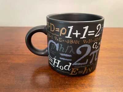 The Unemployed Philosophers Guild 2005 MATH EQUATION ALBERT EINSTEIN Coffee Mug