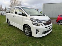 2013 TOYOTA VELLFIRE, 2.4, WHITE, GOLDEN EYE, 7 SEATER, HALF LEATHER, ULEZ FREE