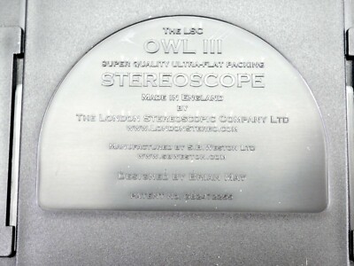 OWL Stereoscope 3d Viewer by Brian May - Improved Version 3 w/slip case 