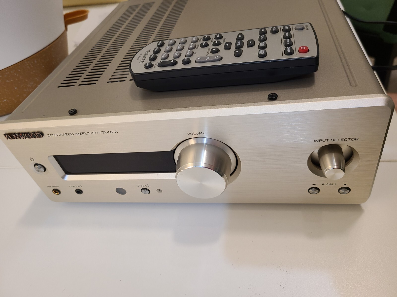 KENWOOD R-K1000 Receiver AM-FM DAC PHONO Digital EQ AS-IS